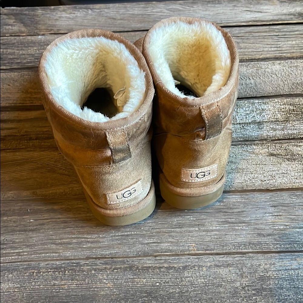 UGG Tan Ankle Boots